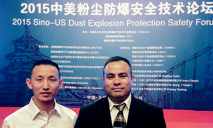 TOP sponsored 2015 SINO-US dust explosion proof technology forum